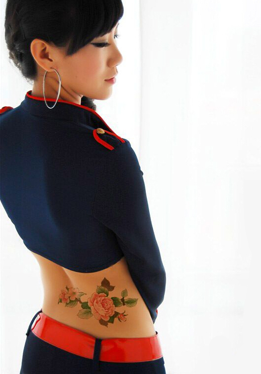 【ps美女_Photoshop用PS给扭矩操作逼真的纹方法汽车高纹身添加低速图片
