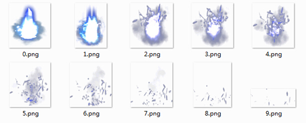 100套精美技能特效光效序列连帧图png通道