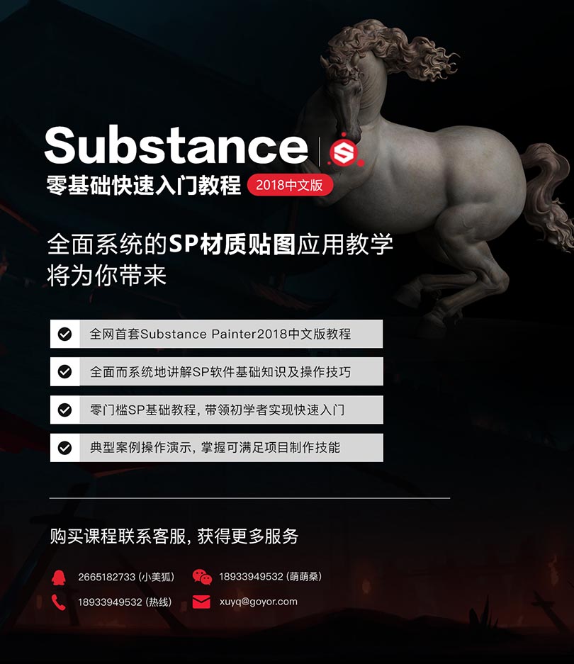 Substance Painter2018基础入门必备自学中文