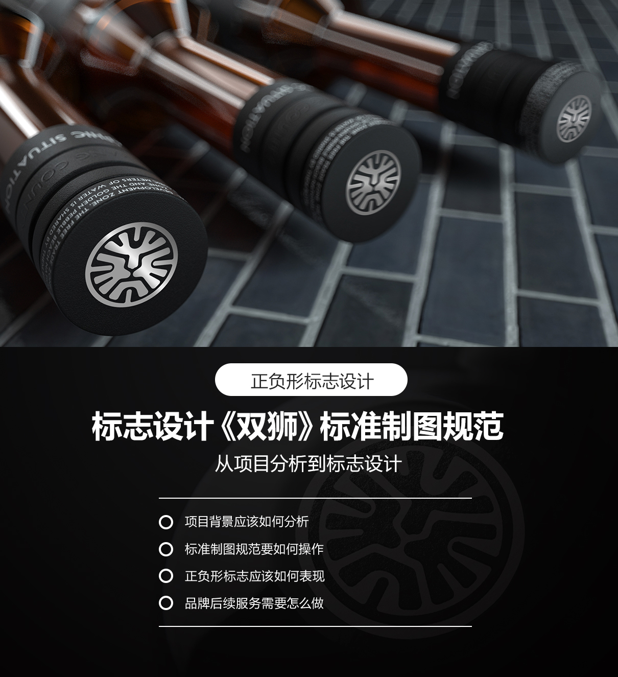 标志设计《双狮》教程v教程规范标准视频_视频民生银行公户转私户操作步骤图片